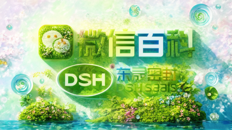 微信百科東晟密封件環(huán)保綠色效果字體海報(bào) (1)