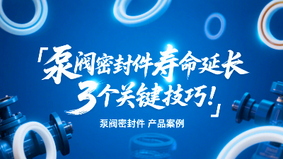 泵閥密封圈壽命延長的3個關鍵技巧！?