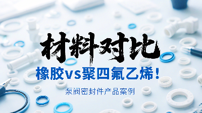 泵閥密封圈材料對比：橡膠vs聚四氟乙烯！?