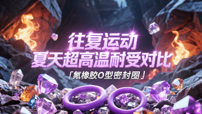 氟橡膠O型密封圈 ? 往復(fù)運(yùn)動(dòng)夏天超高溫耐受對(duì)比！?