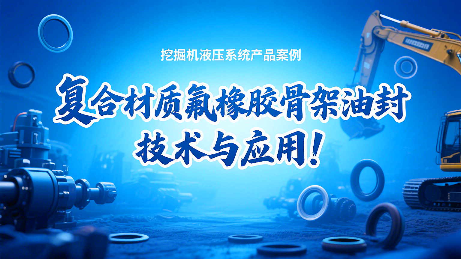 挖掘機(jī)液壓系統(tǒng)丨復(fù)合材質(zhì)氟橡膠骨架油封的技術(shù)與應(yīng)用！