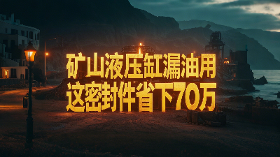 液壓缸老是漏油？礦山上用這密封圈，一年省下70萬！?