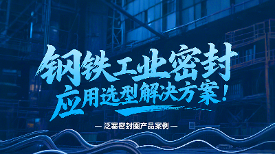 泛塞密封圈：鋼鐵工業(yè)密封的應(yīng)用選型解決方案！