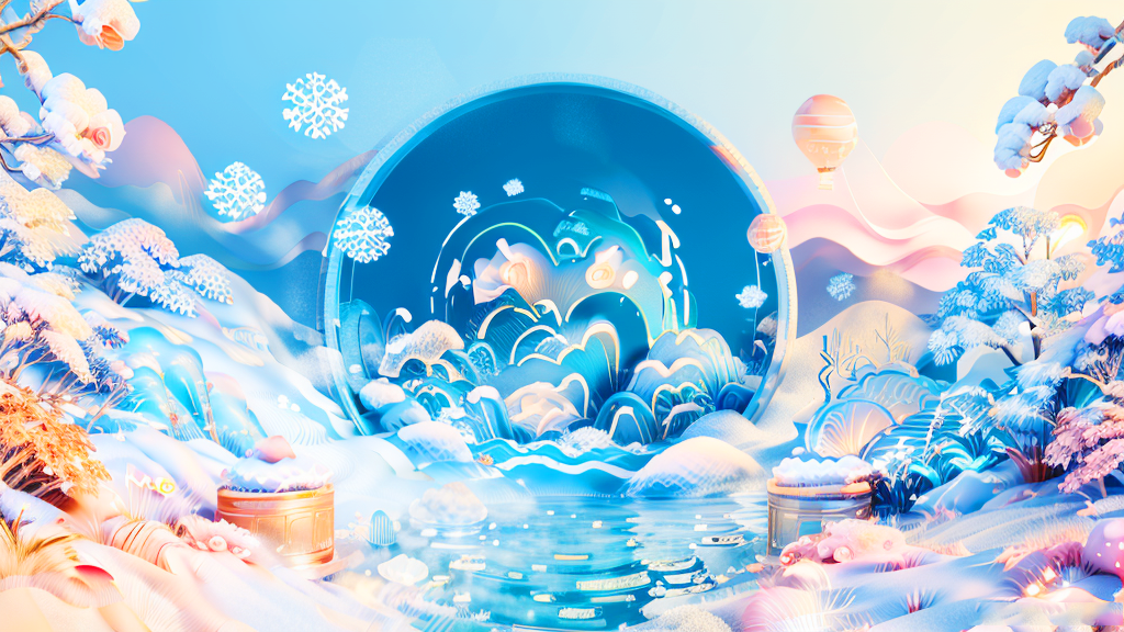 <i style='color:red'>大雪</i>節(jié)氣，家人圍坐的溫馨時刻【手機壁紙】