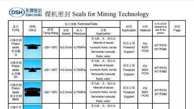 煤機(jī)密封選型