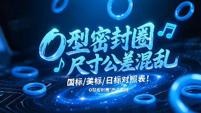 <i style='color:red'>o型密封圈</i>尺寸公差混亂？國(guó)標(biāo)/美標(biāo)/日標(biāo)對(duì)照表！