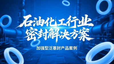 加強型泛塞封產(chǎn)品案例 ? 石油化工行業(yè)的密封解決方案！?