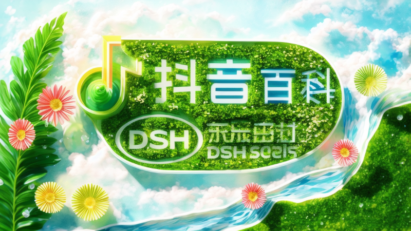 抖音百科東晟密封件綠色環(huán)保字體效果海報(bào) (1)