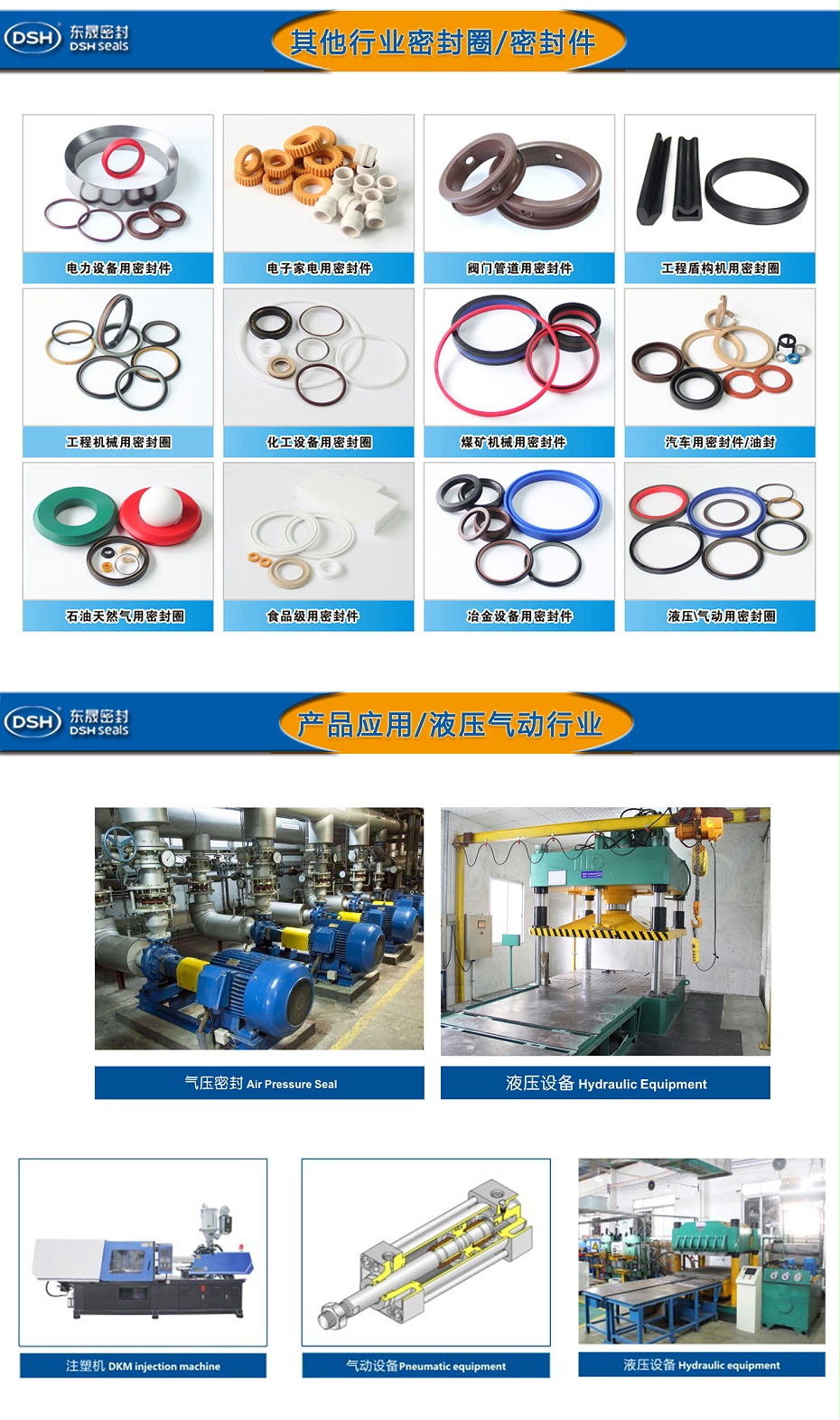 油封密封圈應(yīng)用行業(yè)