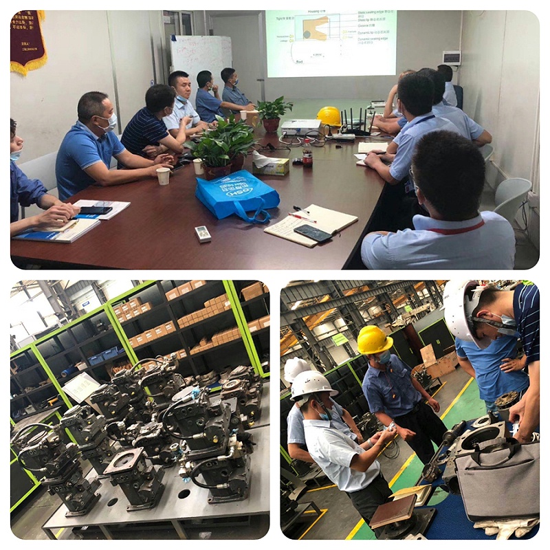 現(xiàn)場(chǎng)討論密封原理及考察