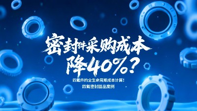 密封圈采購(gòu)成本降40%？四氟件的全生命周期成本計(jì)算！